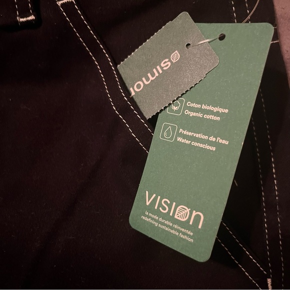 White Threaded Cargo Pants - Picture 7 of 8